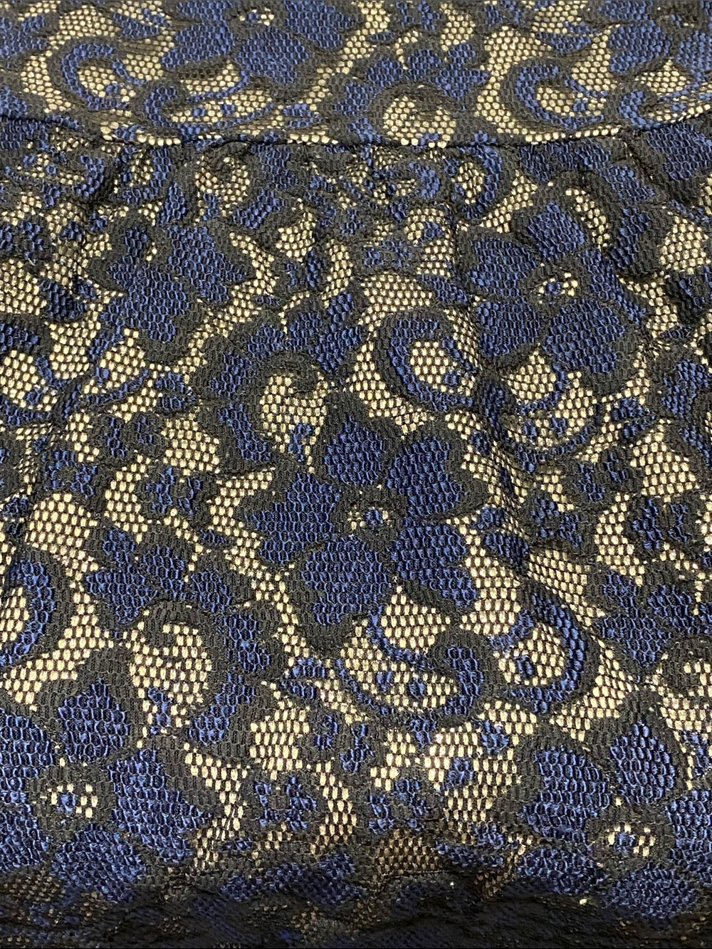 Justice Blue and Black Lace Party Dress with Tulle Hem - Picture 8 of 9